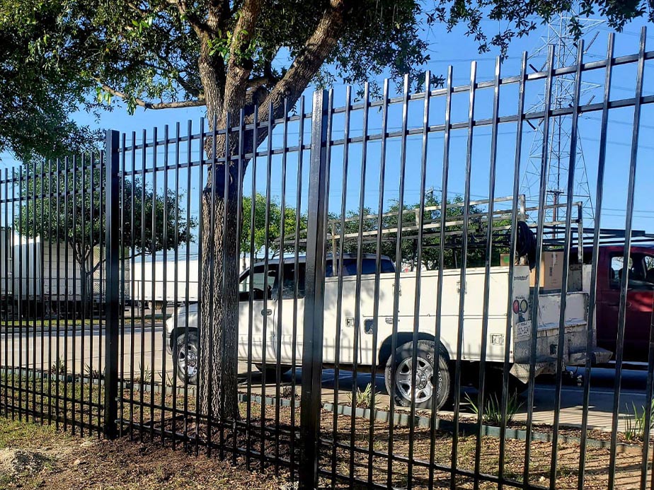 Commercial Wrought Iron security fencing in San Antonio Texas