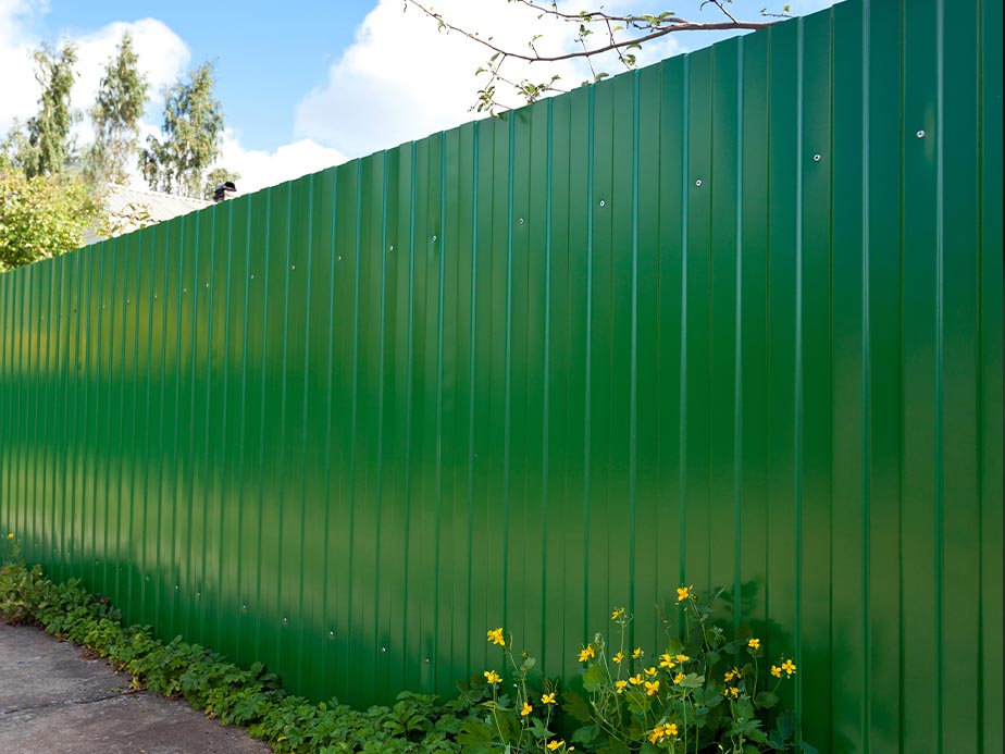 Residential Corrugated Metal Fence Company In San Antonio Texas
