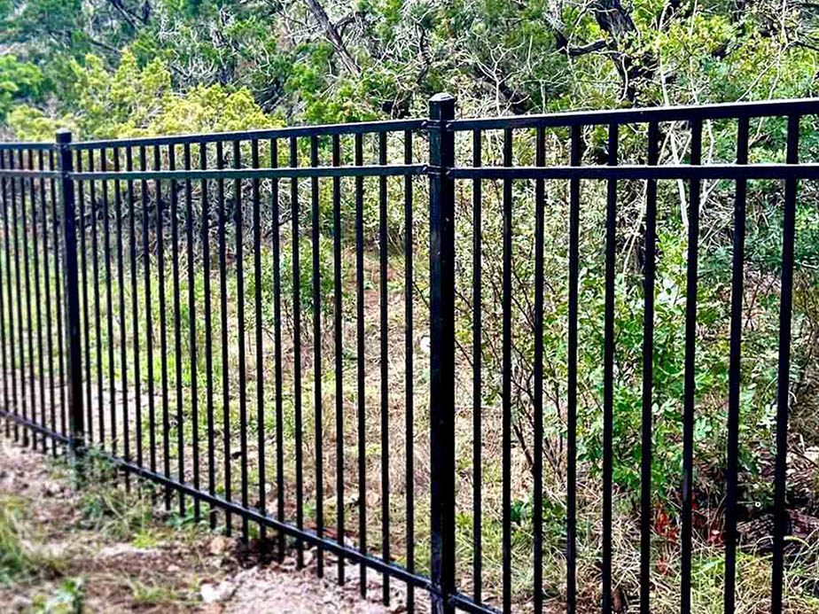 Residential aluminum fence company in the San Antonio Texas area.