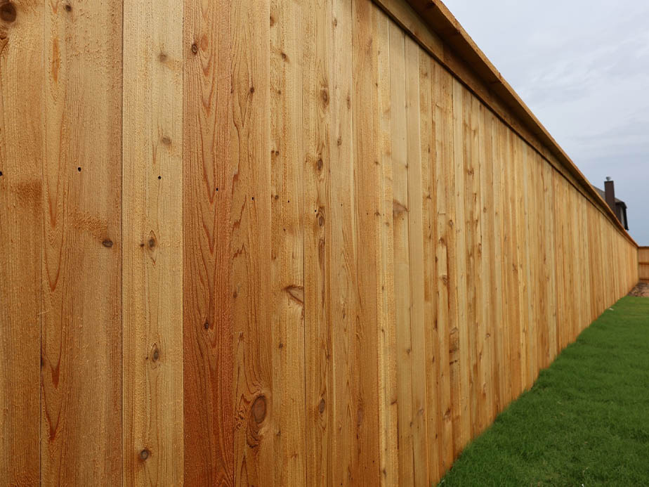 Wood privacy fencing in San Antonio Texas