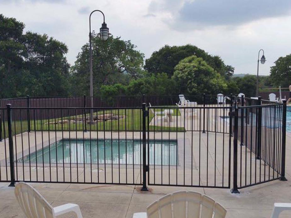 Wrought Iron pool fencing in San Antonio Texas