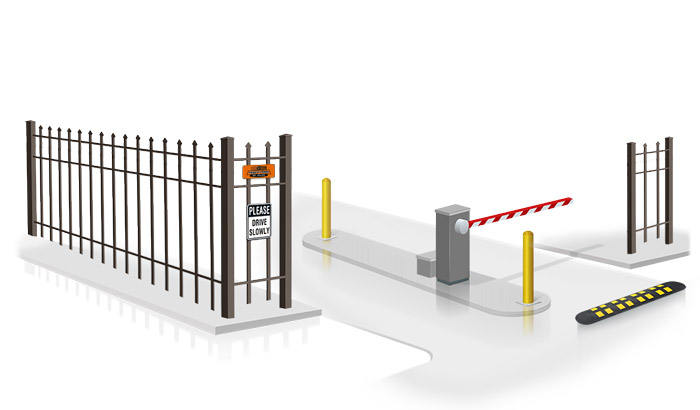 Commercial traffic arm barrier gate installation company for the San Antonio Texas area.