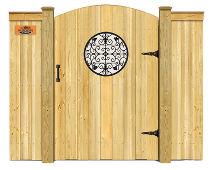 Residential residential wood gate contractor in San Antonio Texas