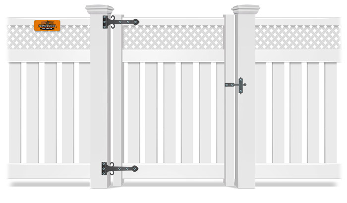 Residential residential vinyl gate contractor in San Antonio Texas