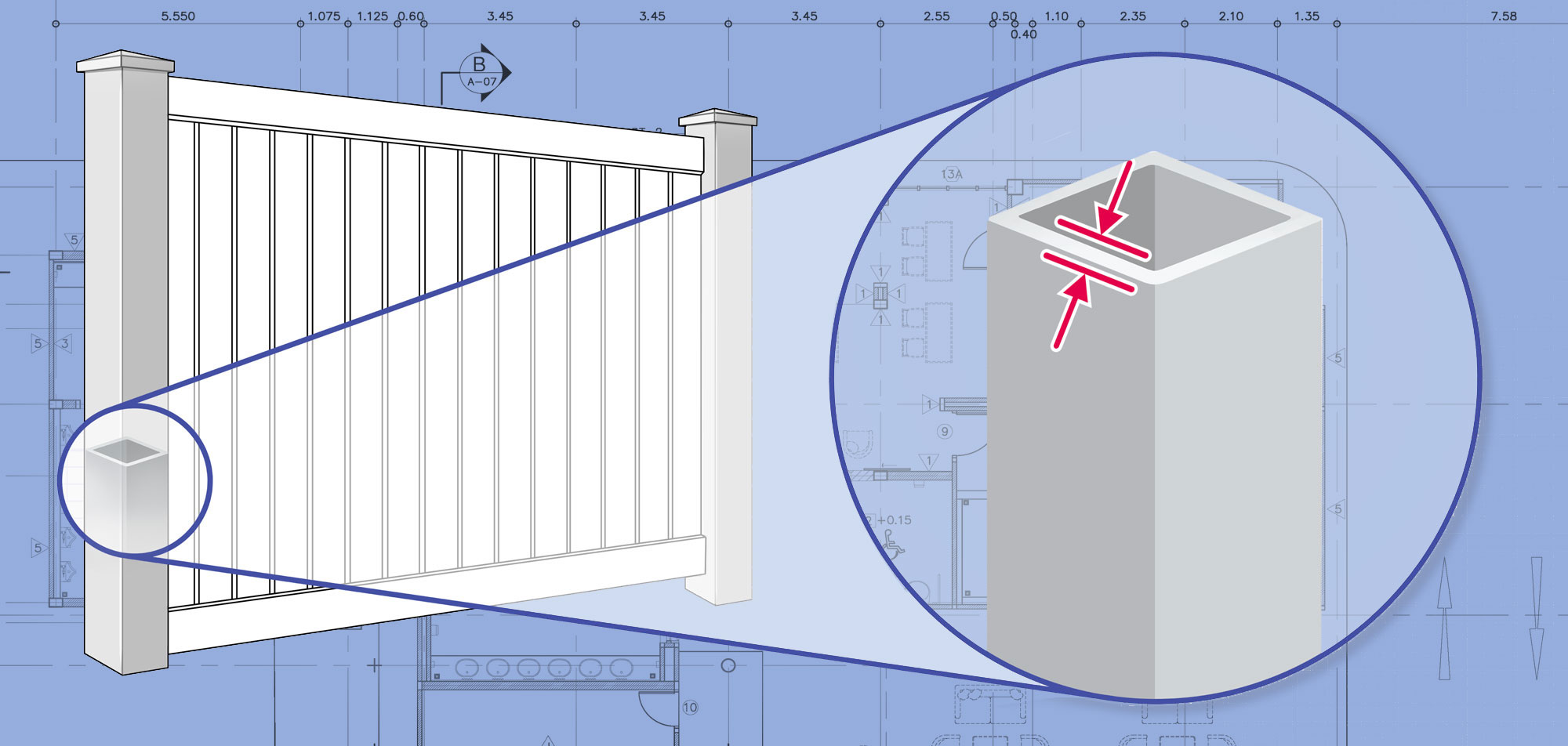 San Antonio Texas Vinyl fence Posts installation company