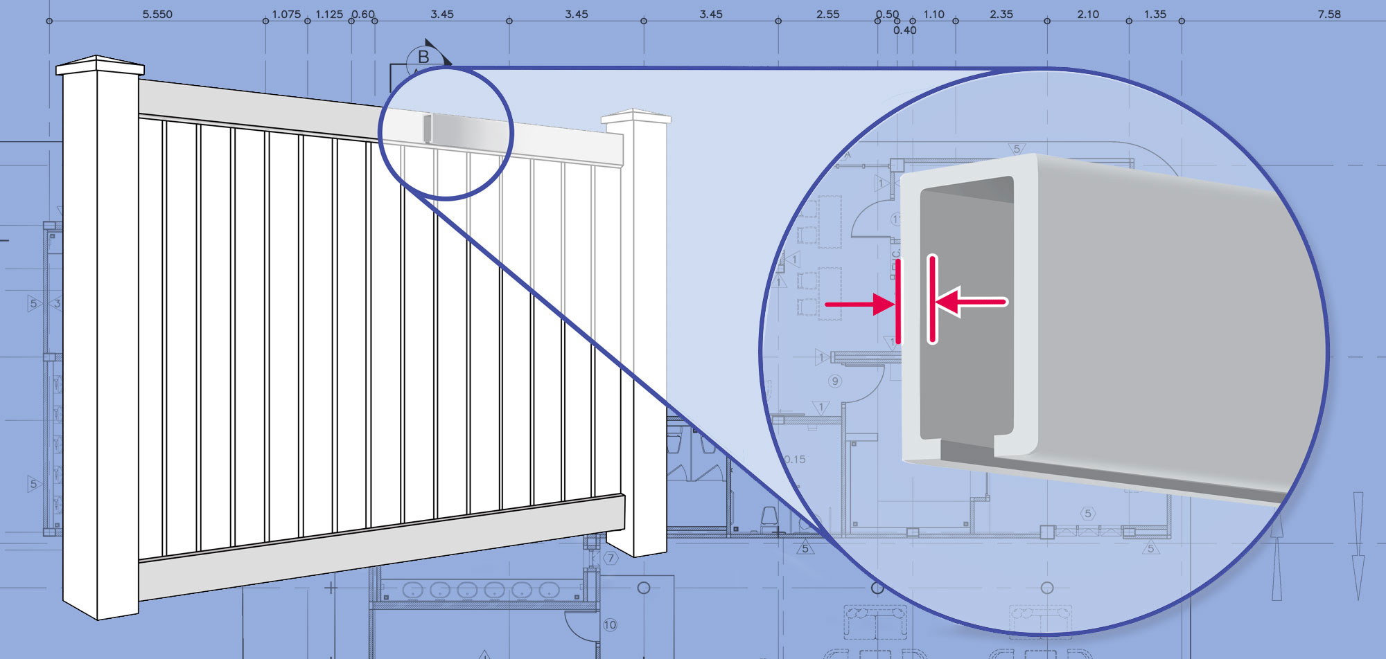 San Antonio Texas Vinyl fence Rails installation company