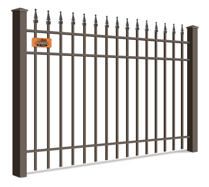 Wrought Iron fence features popular with San Antonio Texas homeowners