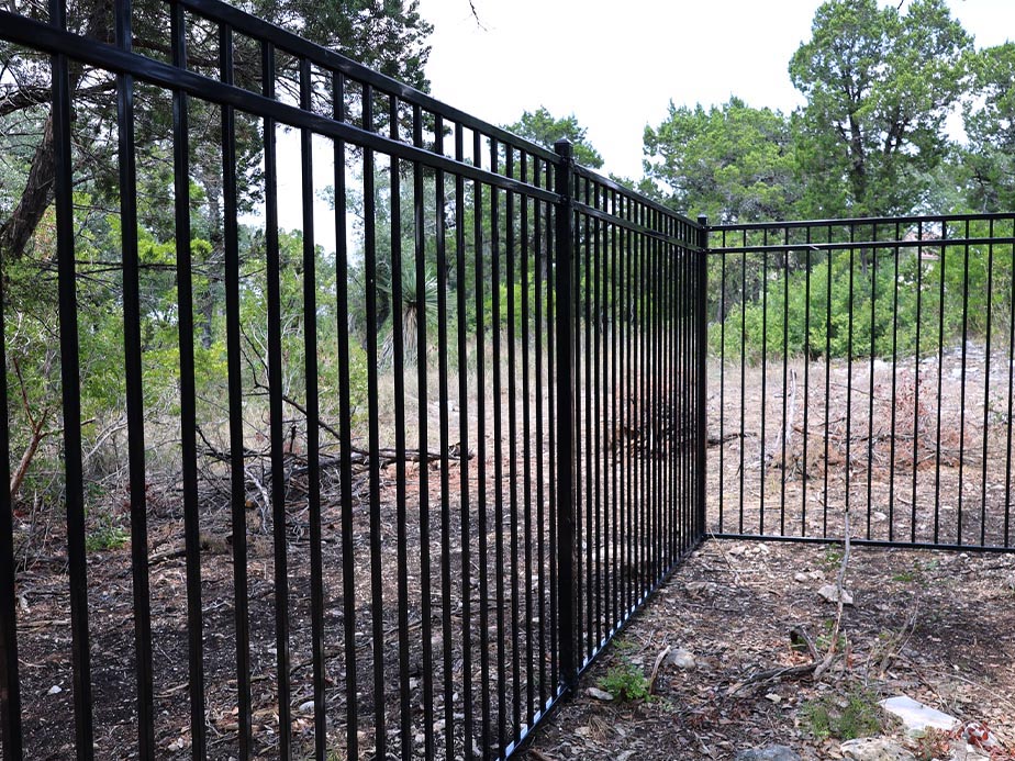 Aluminum fence options in the Castroville, Texas area.