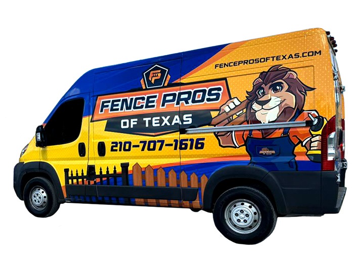 Fence company in San Antonio - our Texas map